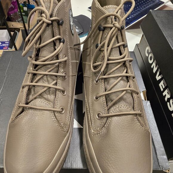 Size 12 - Converse Chuck Taylor All Star Equip Waterproof High Truffle BOOTS NEW - Picture 5 of 15